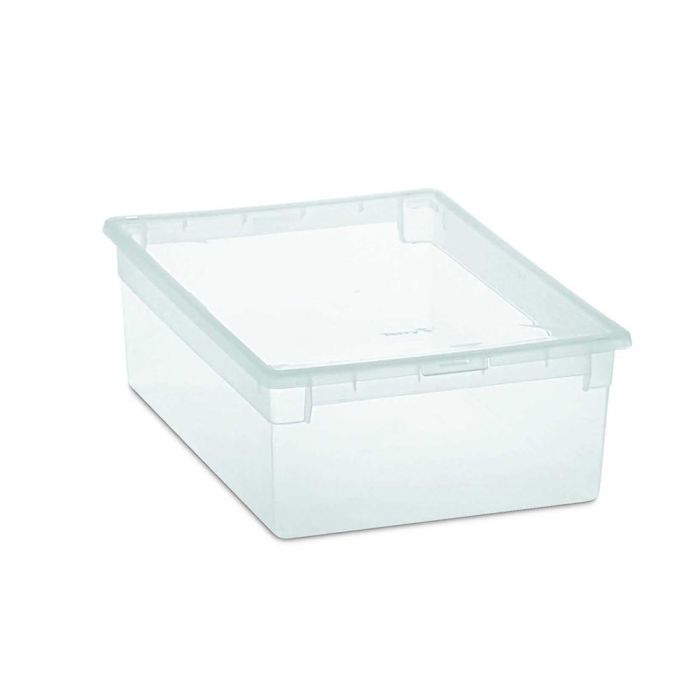 Terry Contenedor multiusos con tapa transparente 27,8x39,6x13,2 cm para zapatos o complementos