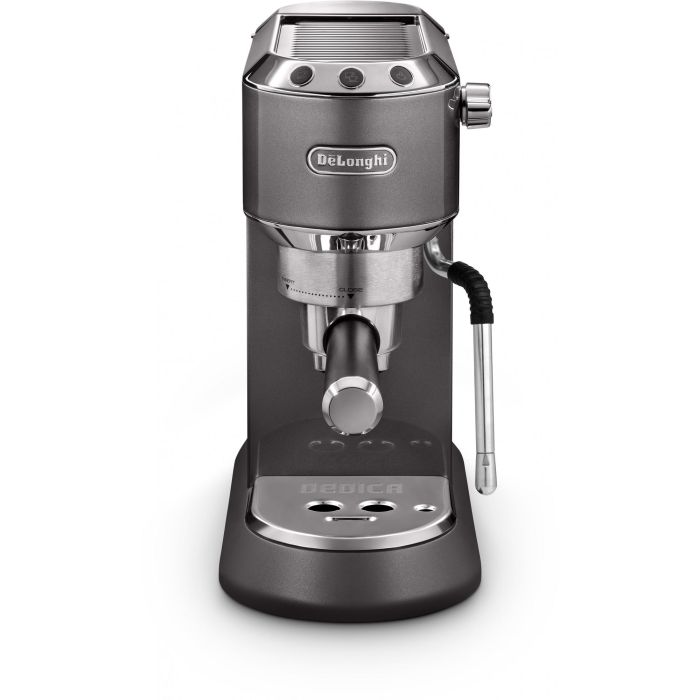 DeLonghi EC885.GY Cafetera Espresso Manual Dedica Arte, 1L, 15 Bares, 1350W, Gris
