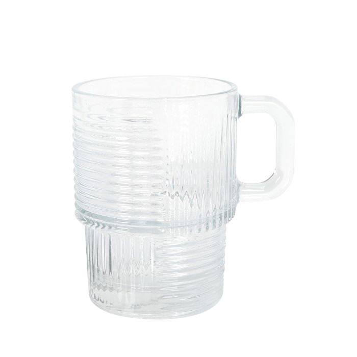 LAV Set 6 Vasos con Asa 270 cc Modelo Helen Medidas 10x7.3x10 cm (8 Cajas)