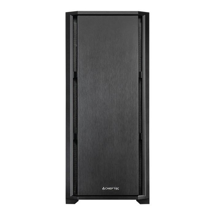 Chieftec AS-02B-OP Midi Tower PC Negra, 2 bahías 3.5", 2x USB 2.0, 1x USB Tipo C, ATX, micro ATX, Mini-ITX 1
