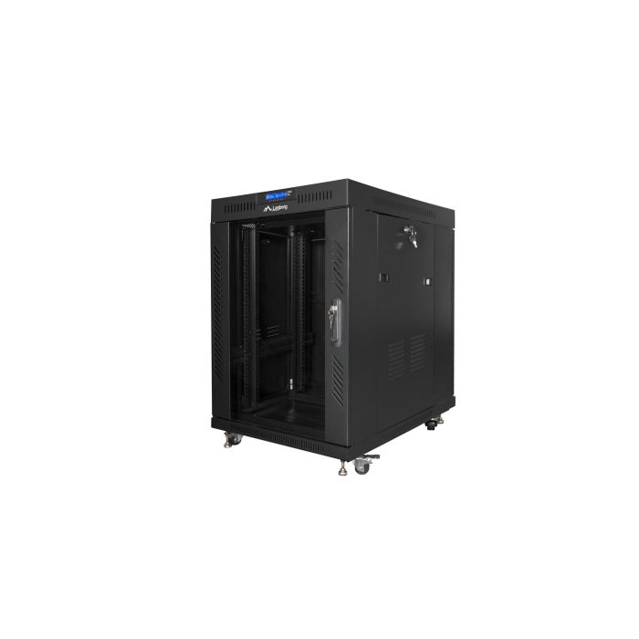 Lanberg FF01-8015-12BL armario rack 15U Rack o bastidor independiente Negro Lanberg FF01-8015-12BL armario rack 15U Rack o bastidor independiente Negro