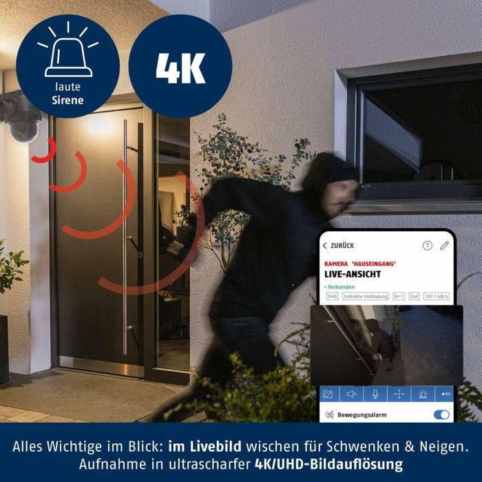 Abus PPIC52520B Cámara de Vigilancia IP Wi-Fi SmartLook 1920x1080p 3