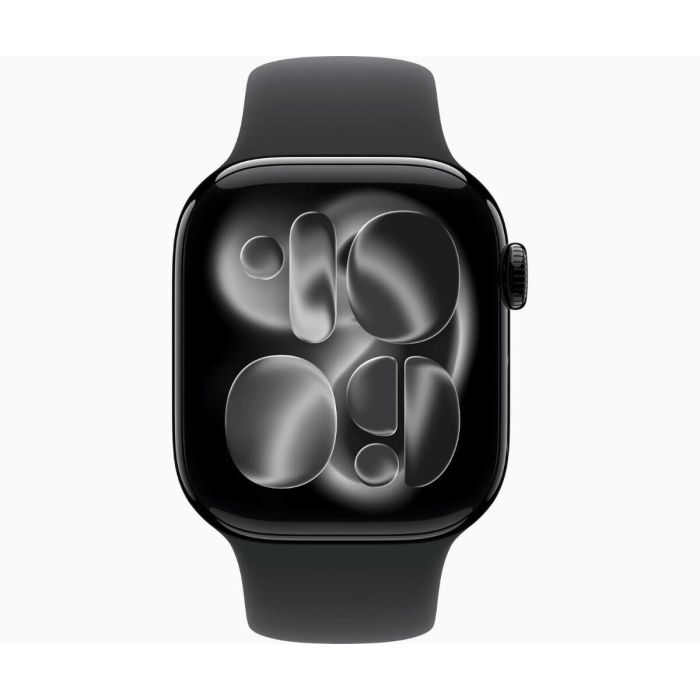 Apple Watch S11 Aluminium Cellular 42mm Diamantschwarz (Sportarmband schwarz S/M) 15