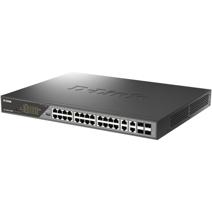 D - Link Switch Gestionado L2, 24 Puertos Gigabit Ethernet, 4 Puertos SFP, 56 Gbit/s de Capacidad de Conmutación 1 D - Link Switch Gestionado L2, 24 Puertos Gigabit Ethernet, 4 Puertos SFP, 56 Gbit/s de Capacidad de Conmutación 1