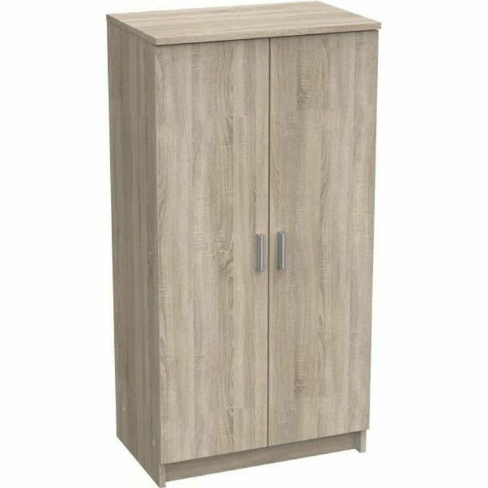 Dmora Zapatero moderno roble cepillado/blanco perla, 2 puertas, 6 estantes, 21 pares de zapatos - L 54,6 x P 35,3 x H 108,4 cm 0 Dmora Zapatero moderno roble cepillado/blanco perla, 2 puertas, 6 estantes, 21 pares de zapatos - L 54,6 x P 35,3 x H 108,4 cm 0