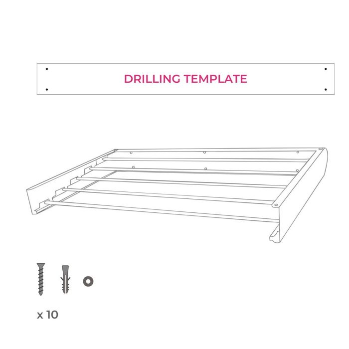 Tendedero de Pared Plegable Extensible Retráctil Dryva 100 InnovaGoods 2 Tendedero de Pared Plegable Extensible Retráctil Dryva 100 InnovaGoods 2