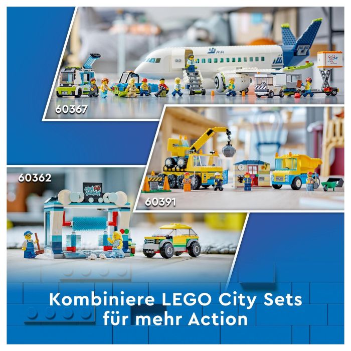 LEGO City Avi3n de Pasajeros 60367, Juego Construcci3n 913 Piezas, 7+ A1os 10