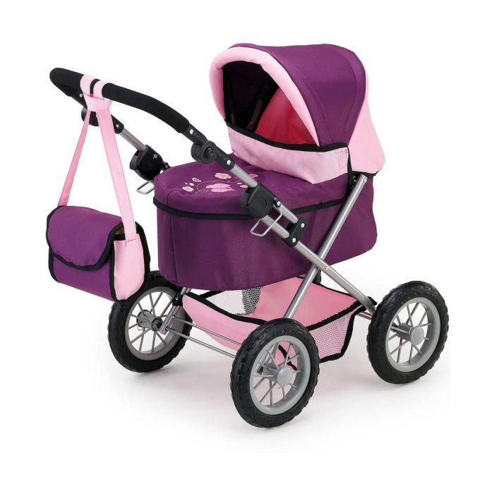 Coche muñecas trendy royal morado 67x67x41 cm