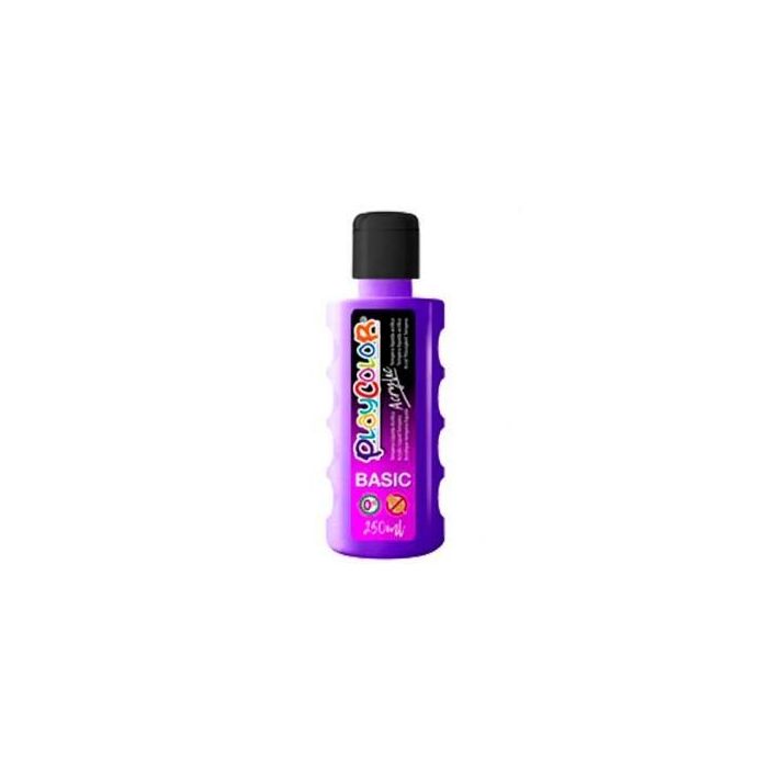 Playcolor Pintura Acrylic Basic Botella 250 mL Violeta Playcolor Pintura Acrylic Basic Botella 250 mL Violeta
