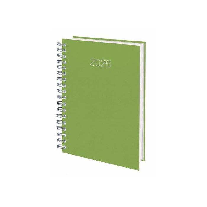 Agenda Anual (2026) Edeusto Positano Wire-O Tapa Dura D13 166X240 D/P Verde (547)