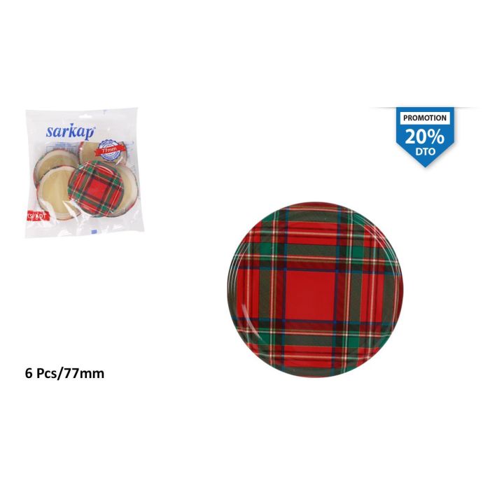 Set 6 Tapas 77T Twist Off Scots - Inde (24 Cajas) Set 6 Tapas 77T Twist Off Scots - Inde (24 Cajas)