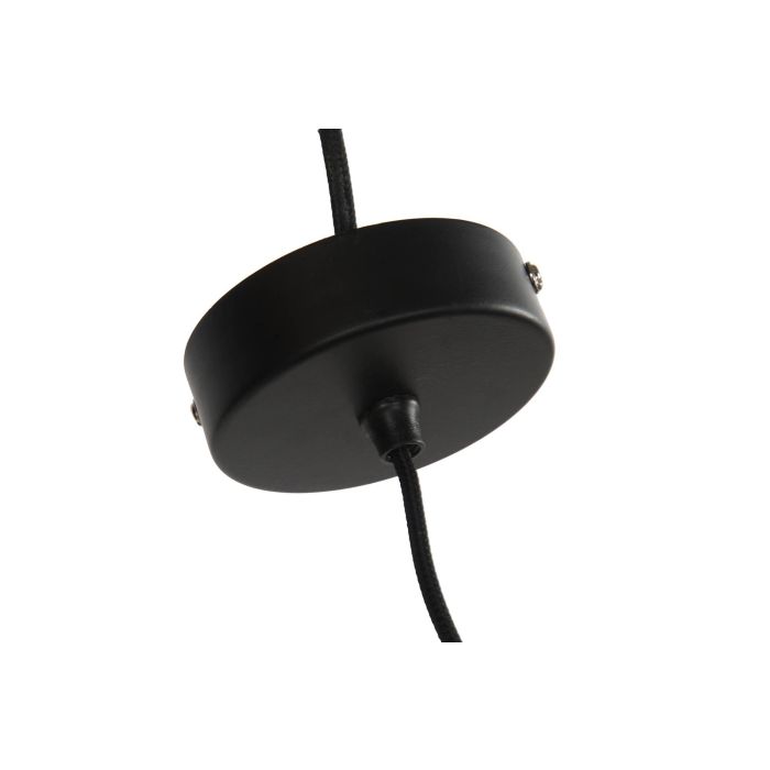 DKD Home Decor Lámpara de Techo Balines Yute y Metal Natural Hecha a Mano Alto 55cm Base 45x45cm E27 40W 3