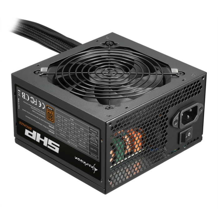 SHARKOON SHP Bronze Fuente de Alimentación 700W 80 PLUS Bronze ATX Negro