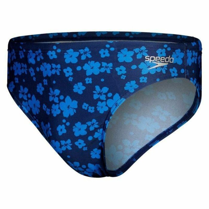 Bañador Hombre Speedo Allover Brief Azul 30 0 Bañador Hombre Speedo Allover Brief Azul 30 0