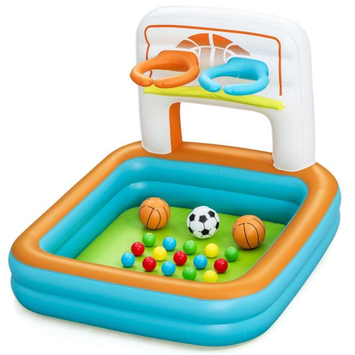 Bestway Piscina Hinchable Infantil Juegos Canastas con Pelotas y Bolas 120x107x84 cm +2 Años Jardin 52728 Bestway Piscina Hinchable Infantil Juegos Canastas con Pelotas y Bolas 120x107x84 cm +2 Años Jardin 52728