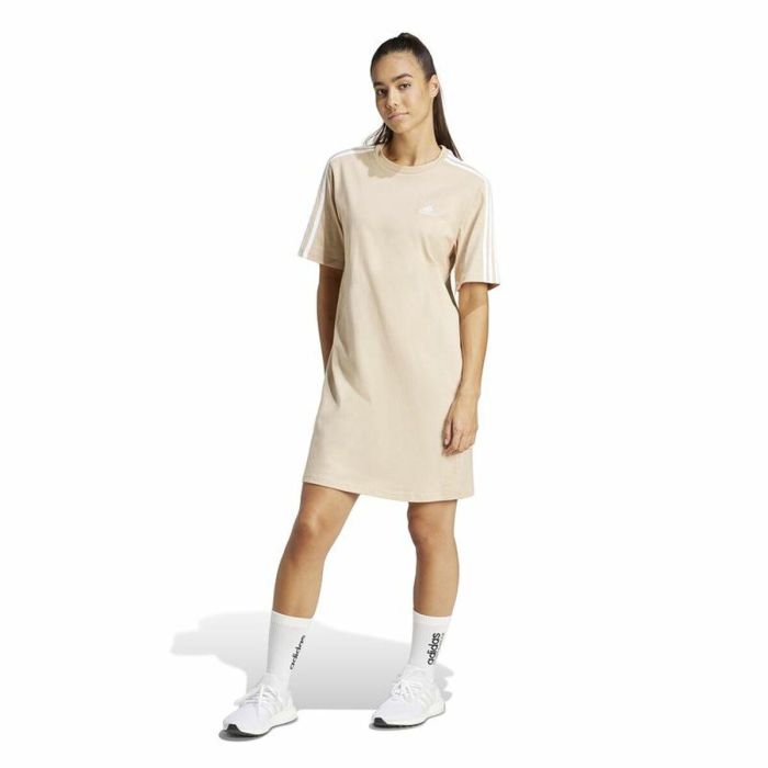 Vestido Adidas 3S Bf Beige 4