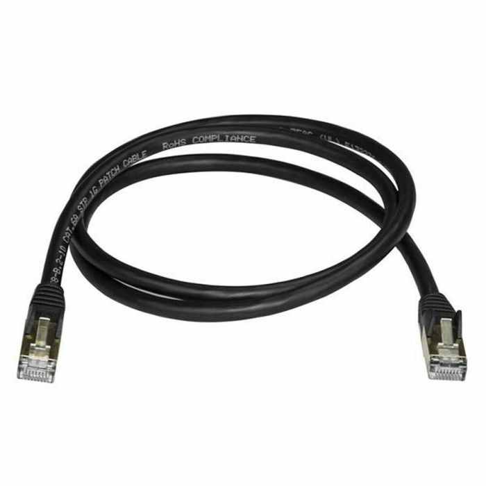 Cable de Red Rígido UTP Categoría 6 Startech 6ASPAT1MBK 1 m 1 Cable de Red Rígido UTP Categoría 6 Startech 6ASPAT1MBK 1 m 1
