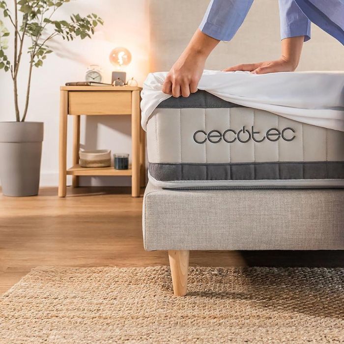 Protector de colchón Cecotec Flow ProtectMattress 2000 Blanco Cama de 90 1