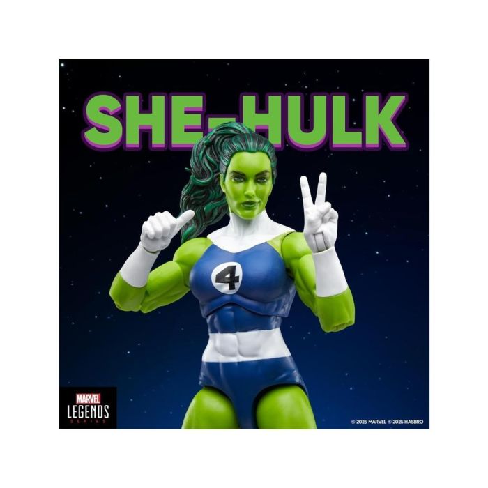 HASBRO She-Hulk Los 4 Fantásticos Marvel Figura Articulada 15cm con 7 Accesorios 5 HASBRO She-Hulk Los 4 Fantásticos Marvel Figura Articulada 15cm con 7 Accesorios 5