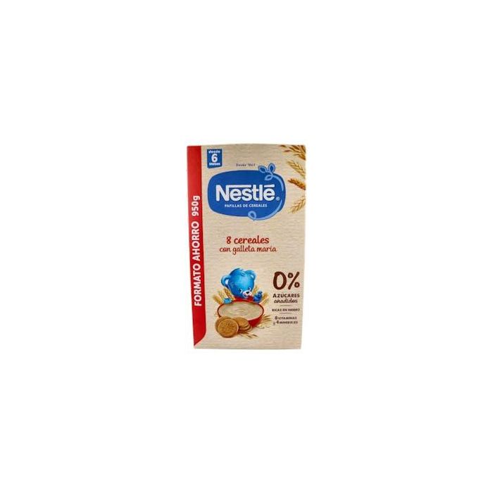 Nestle Papilla 8 Cereales Galleta Maria 950 G Nestle Papilla 8 Cereales Galleta Maria 950 G