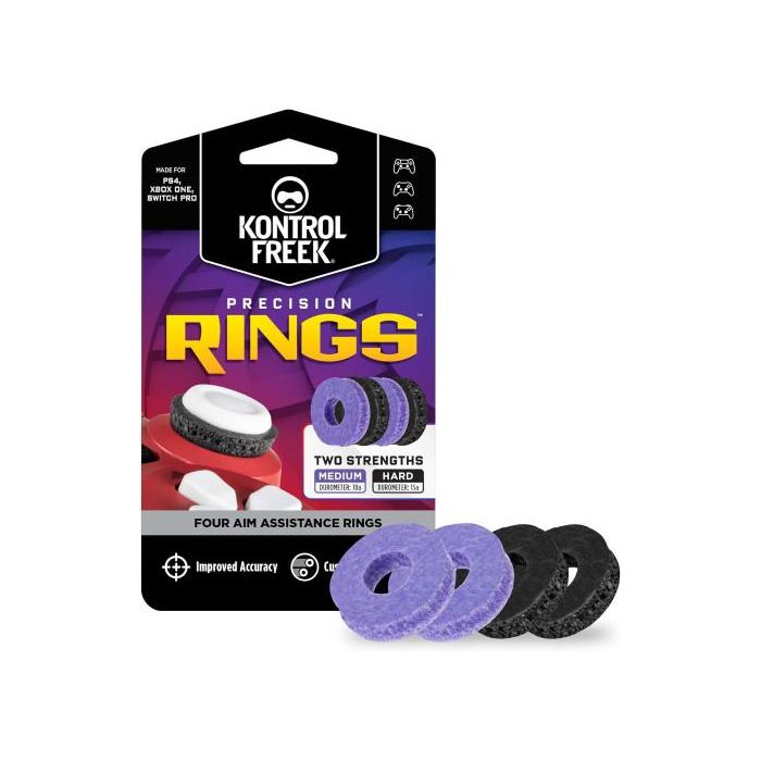 ACCESORIO GAMEPAD KONTROLFREEK BY STEELSERIES Precision Rings BLACK/PURPLE 4005-BP 2