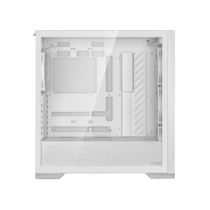 ASUS TUF Gaming GT302 ARGB Midi Torre PC Blanco - 90DC00I3-B19000 - Compatible con EATX, ATX, micro ATX, Mini-ITX, Ventiladores 3x140mm, Iluminación RGB 3