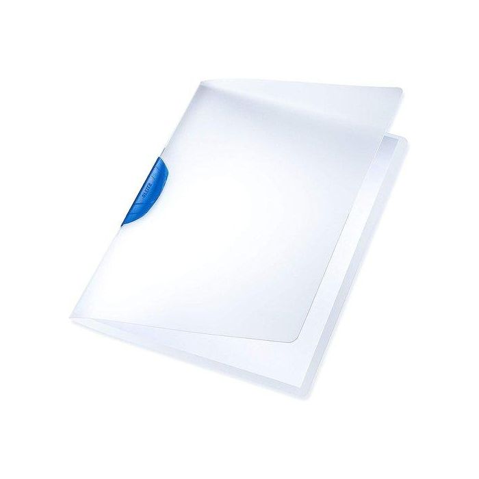 Dosier Clip Leitz Pp Colorclip Classic A4 Pinza Plastico Pivot.30H Azul (Set de 6)