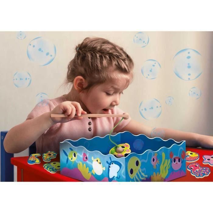 Magnetic Fish Fun - juego de aprendizaje de madera - basado en el método Montessori - LISCIANI 4 Magnetic Fish Fun - juego de aprendizaje de madera - basado en el método Montessori - LISCIANI 4