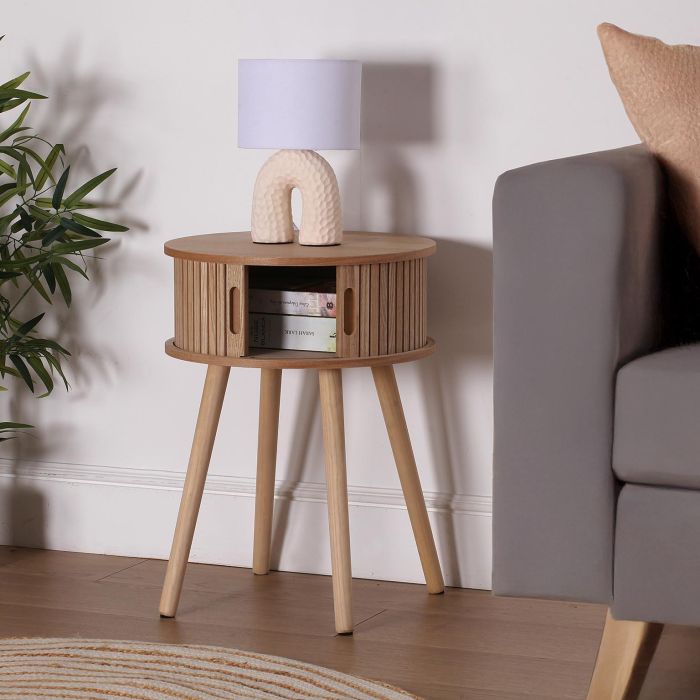 Lampara De Mesa Arco Crema Versa 18X28CM (2 Unidades) 1