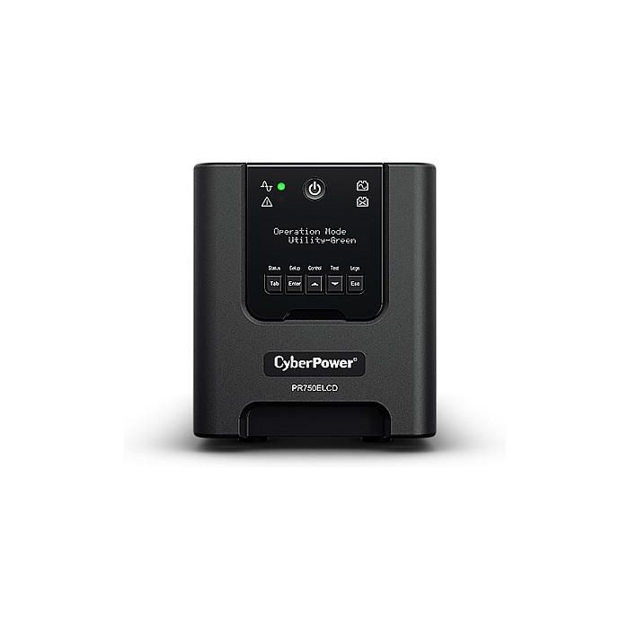 CyberPower SAI PR750ELCD 750VA UPS Línea Interactiva Onda Sinusoidal Pura 675W