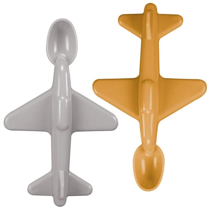 Tom et Zoe Juego de 2 Cucharas Avión Puericultura 6