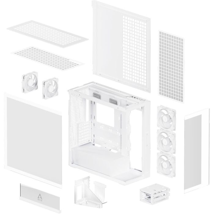 Arctic Xtender (White) transparent window with GPU vertical mount 7 Arctic Xtender (White) transparent window with GPU vertical mount 7