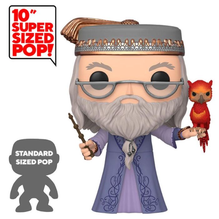 Funko Figura POP Harry Potter Albus Dumbledore with Fawkes 25cm Figura Vinilo