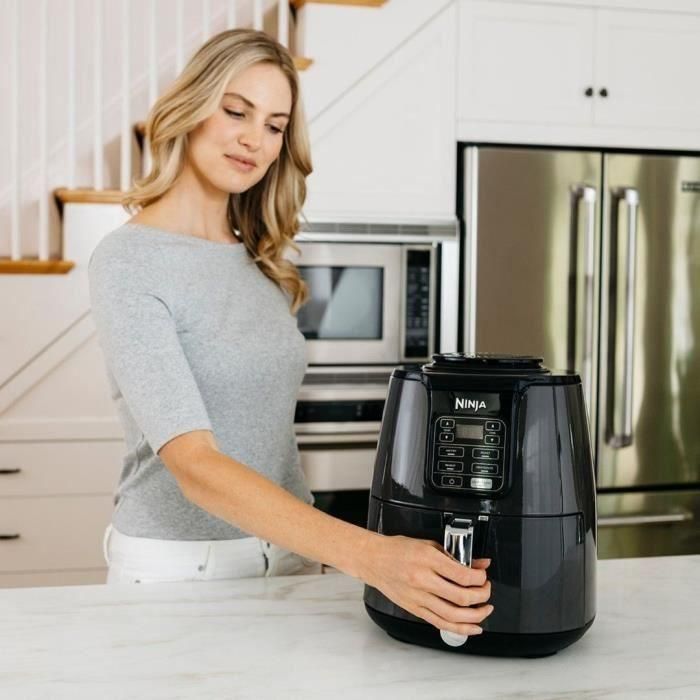 Ninja AF100EU Freidora de Aire 4 en 1, 3.8L, 1550W, Apto para Congelados, 4 Funciones: Freír, Asar, Recalentar, Deshidratar 3 Ninja AF100EU Freidora de Aire 4 en 1, 3.8L, 1550W, Apto para Congelados, 4 Funciones: Freír, Asar, Recalentar, Deshidratar 3
