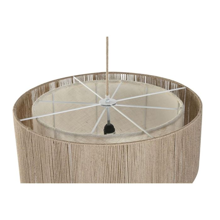 DKD Home Decor Lámpara de Techo Urban Yute y Metal Marrón Crudo 60x60x50 cm Casquillo E27 25W 4 DKD Home Decor Lámpara de Techo Urban Yute y Metal Marrón Crudo 60x60x50 cm Casquillo E27 25W 4