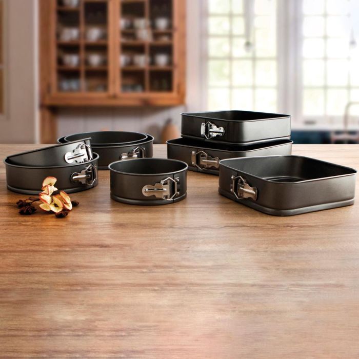 Quid Molde Desmontable Sweet Grey Acero Pintado Negro Antiadherente 28 cm Apto Horno 1 Quid Molde Desmontable Sweet Grey Acero Pintado Negro Antiadherente 28 cm Apto Horno 1