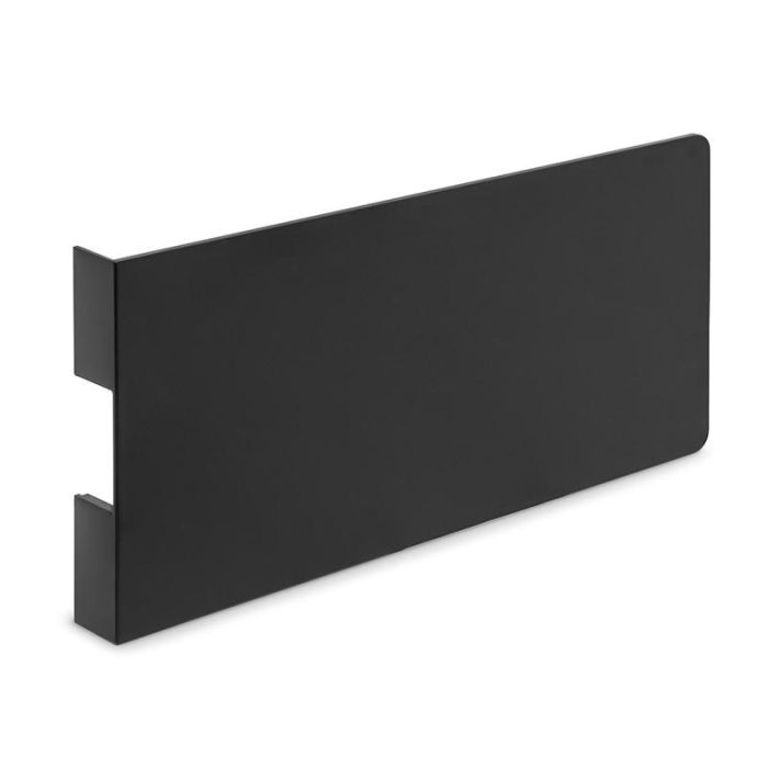 EFFEGI BREVETTI Tapa para Mecanismo Slimwinch de Herraje Embutir, Acabado Negro