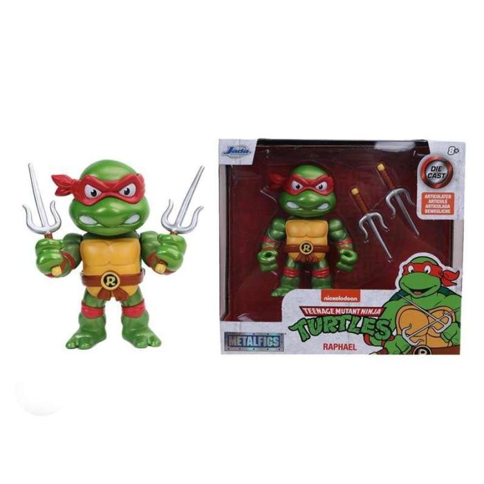 Figura de metal tortugas ninja raphael 10 cm 1