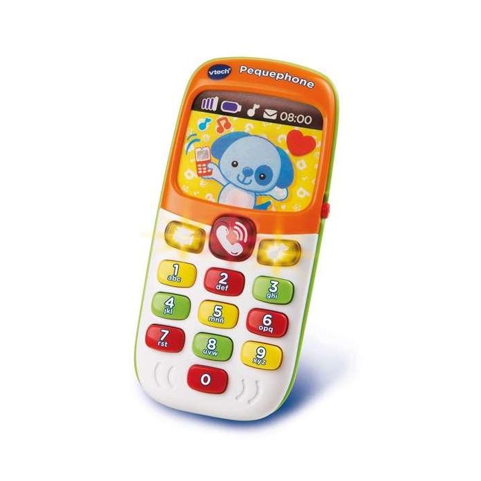 Teléfono pequephone con luces, sonidos, 8 melodías y 2 canciones (bilingüe) 14,8x10,6x7,5 cm 5 Teléfono pequephone con luces, sonidos, 8 melodías y 2 canciones (bilingüe) 14,8x10,6x7,5 cm 5