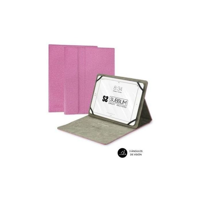 SUBBLIM Funda Stand Tablet Case 10,1" Pink 0 SUBBLIM Funda Stand Tablet Case 10,1" Pink 0