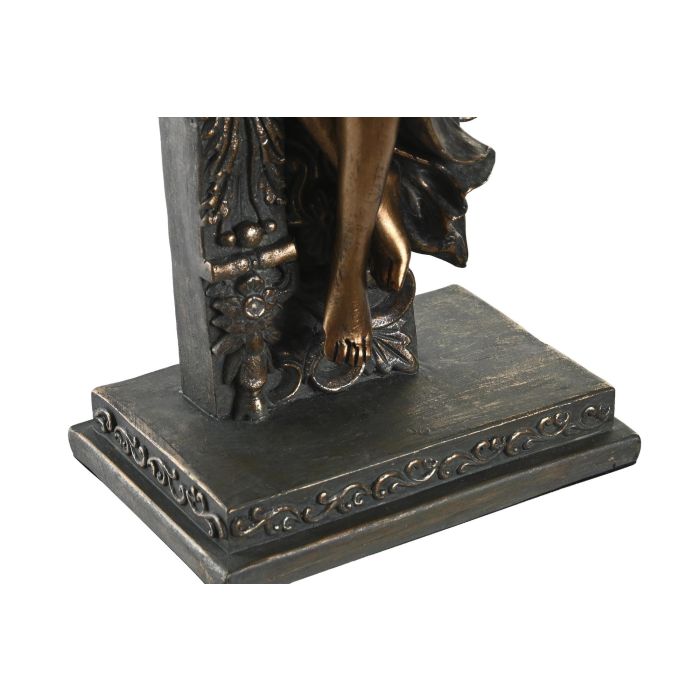 DKD Home Decor Figura Neoclásico Cobrizo Resina Mujer 11 x 32.5 x 17 cm 2