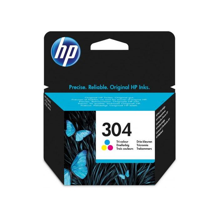 HP Tinta Tricolor C-M-A para Deskjet 3720 - Nº304