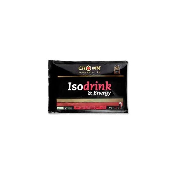 Isodrink & Energy Monodosis Frutos Rojos 32 G Isodrink & Energy Monodosis Frutos Rojos 32 G
