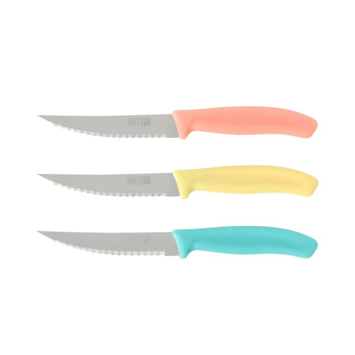 Set de 3 cuchillos bistec filo 11 cm Basic - Inde (18 Cajas) 2 Set de 3 cuchillos bistec filo 11 cm Basic - Inde (18 Cajas) 2