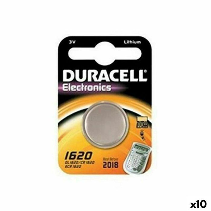 Pila de Botón de Litio DURACELL 3V (10 Unidades) 24 Pila de Botón de Litio DURACELL 3V (10 Unidades) 24
