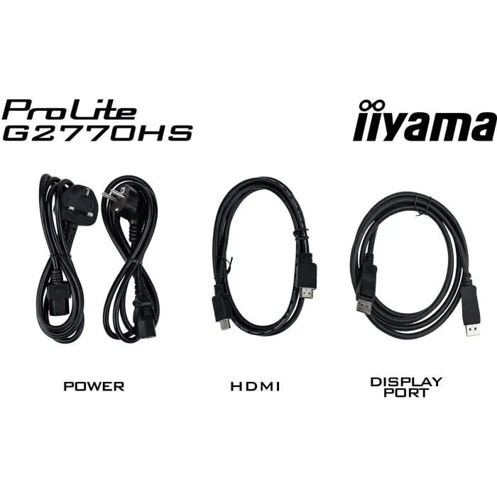 Iiyama G2770HS-B1 Monitor 27" FHD IPS 180 Hz 0.2 ms HDMI/DP Altavoces VESA Negro 4 Iiyama G2770HS-B1 Monitor 27" FHD IPS 180 Hz 0.2 ms HDMI/DP Altavoces VESA Negro 4