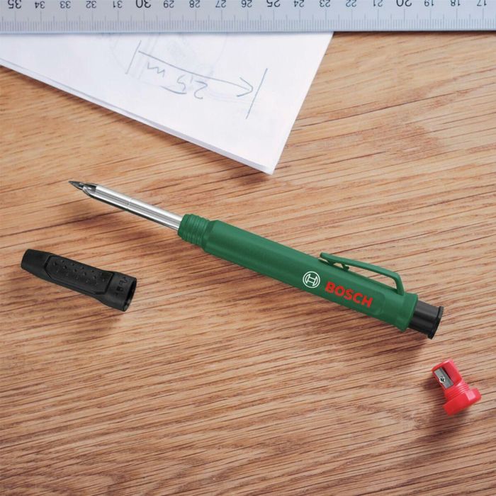 Bosch BOS4053423302165 Juego de 6 minas de grafito HB para marcador de agujeros profundos de 2,8 mm, con estuche de almacenamiento 1 Bosch BOS4053423302165 Juego de 6 minas de grafito HB para marcador de agujeros profundos de 2,8 mm, con estuche de almacenamiento 1