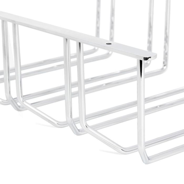 ALK System Soporte Cuádruple para Copas Cromado 370x279x112 mm de Acero Brillante 2
