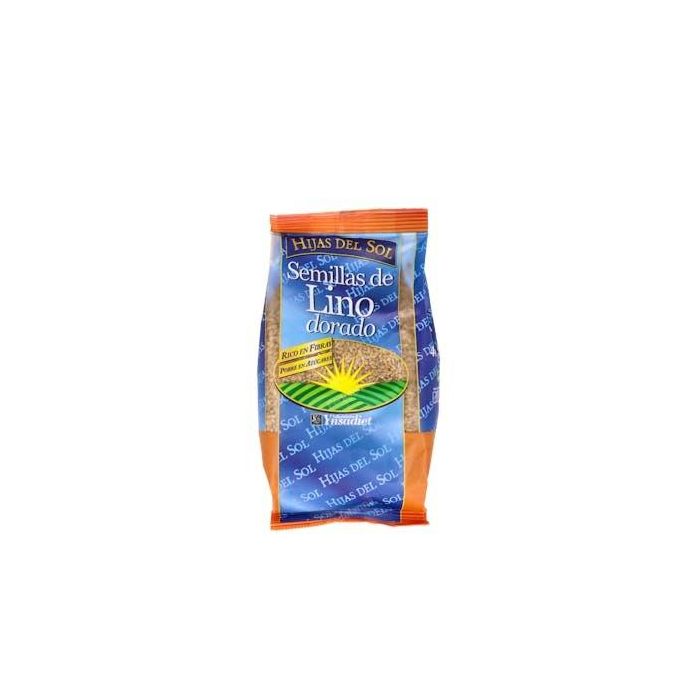 Hijas del Sol Semillas de Lino Dorado 400g Bolsa – Alto en Fibra, Sin Gluten y Vegano