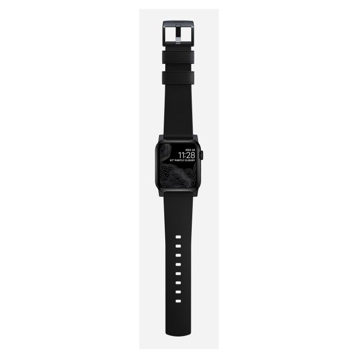 Nomad Modern Strap Active Band Pro para Apple Watch Ultra / 46mm, Correa de Cuero y Acero Inoxidable Ajustable, Negro - Tallas 42/44/45/49 mm 6 Nomad Modern Strap Active Band Pro para Apple Watch Ultra / 46mm, Correa de Cuero y Acero Inoxidable Ajustable, Negro - Tallas 42/44/45/49 mm 6